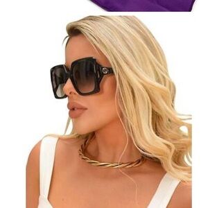 GUCCI Sunglasses GG0876SA 001 Authentic Black Frame